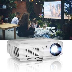 img 4 attached to 🎥 EUG Native 1080P Projector - HD LCD Home Theater Multimedia Projector with 2HDMI/USB Input - 4600 Lumen LED Movie Projectors for Outdoor, Party, Gift, Kid Cartoon - Compatible with Smartphone/TV Stick/PC/DVD