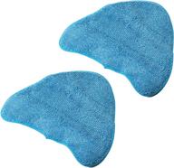 🧹 enhance cleaning efficiency with green label brand's 2 pack replacement multi-surface microfiber steam mop pads wh01100 for hoover steam cleaners logo