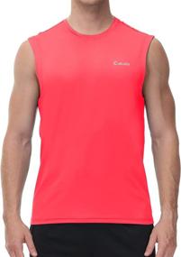 img 4 attached to Cakulo Workout Sleeveless Running Bodybuilding Sports & Fitness and Team Sports