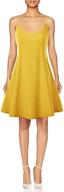 msbasic sundress adjustable strappy yellow logo