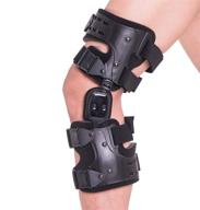 🔴 mb medical braces universal size unloader knee brace - osteoarthritis, rheumatoid arthritis, knee pain relief, degeneration support - black, right lateral, left medial логотип