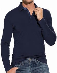 img 3 attached to 👔 Henley Shirts - Classic Regular Sleeves