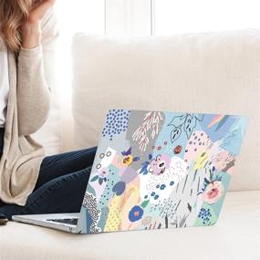 img 2 attached to 🌸 May Chen MacBook Pro 13 Inch Case A2338 M1/A2289/A2251 2020 Release,Artistic Floral Hard Shell Case + Screen Protector + Keyboard Cover for New MacBook Pro 13 inch with Touch Bar