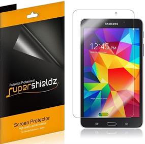 img 1 attached to 3-пакет Supershieldz PET Защитный экран для Samsung Galaxy Tab 4 7.0 дюймов - высокочеткое прозрачное щиткарыщеплта Ц.