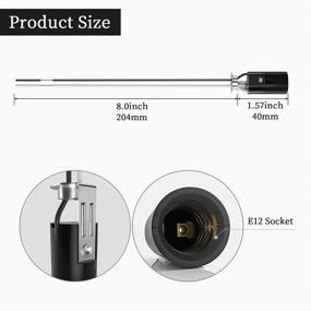 img 3 attached to 🔑 DiCUNO Keyless Phenolic Incandescent Candelabra