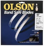olson band saw blade long logo