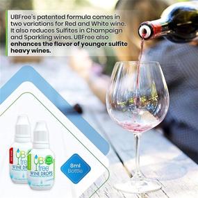 img 2 attached to 🍷 UBfree Wine Sulfite Eliminator - Natural and Discreet Solution to a Wine Wand or Filter - Relish Allergy-Free White Wine - Crafted in New Zealand - 1 Pack