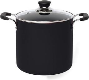 img 3 attached to 🍲 T-fal Soup, Stock Pot, 8 Quart Nonstick - Dishwasher Safe, Charcoal Black