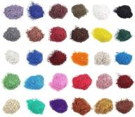 mica powder for bath bombs - 0.1 oz, 29 bags - cosmetic grade soap making colorant pigments for candle making, eye shadow, nail art, resin jewelry, craft projects logo