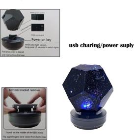 img 1 attached to 🌌 Transform Your Room into a Celestial Haven with the Nova Stars Star Night Light Projector: Rotating Universe Night Light Star Projection in 3 Adjustable Galaxy Star Colors