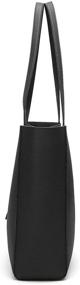 img 1 attached to 👜 Dreubea Leather Satchel Shoulder Handbag - Women's Handbags & Wallets in Satchels