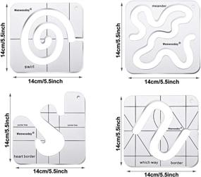 img 3 attached to Бесплатные шаблоны для квилтинга в движении Прозрачные