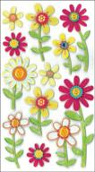 🌼 jolee's boutique large multicolor 3d daisies sticker - 50-50289 logo