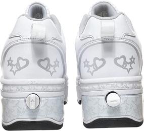 img 2 attached to 🛹 Versatile Roller Skates: Kids/Women's Shoes with Wheels for Girls, Retractable Kick Rollers for Adults, Boys' Skating Shoes, Heel Skates for Kids - Ideal for Sports & Outdoor Recreation, Parkour Shoes