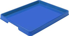 img 3 attached to 📦 Storex Sorting and Crafts Tray, 12 x 16 Inches, Assorted Primary Colors, 12-Pack - Ideal for Organization and DIY Projects!