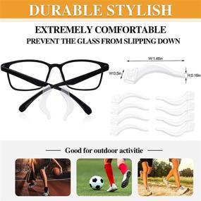 img 1 attached to Eyeglasses Silicone Anti Slip Protectors Sunglasses