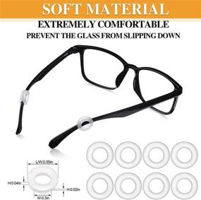 img 2 attached to Eyeglasses Silicone Anti Slip Protectors Sunglasses