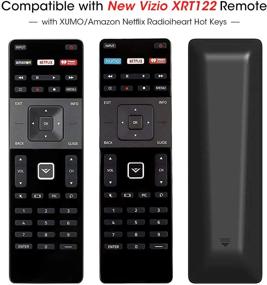 img 3 attached to 📺 Enhance and Protect Your Vizio XRT122 Smart TV Remote Control with Shockproof Silicone Case Cover - Lightweight and Durable (Black)