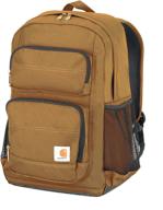 🎒 carhartt legacy standard work backpack: durable carhartt brown design with laptop and tablet storage logo