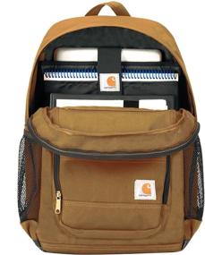 img 1 attached to 🎒 Carhartt Legacy Standard Work Backpack: Durable Carhartt Brown Design with Laptop and Tablet Storage