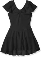 👗 stylish flutter sleeve dress for big girls by capezio logo