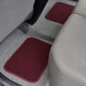 img 1 attached to BDK Premium 4PC Set Of Universal Carpet Floor Mats With Vinyl Safety Heel Pad For Car