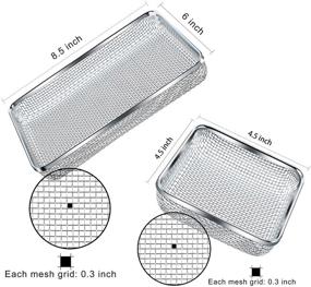 img 3 attached to 🪰 Stainless Steel Mesh Flying Insect Screen Set for RV Furnace Vent Cover - Includes Installation Tool - 2 Sizes Available (4.5 x 4.5 Inch, 8.5 x 6 Inch)