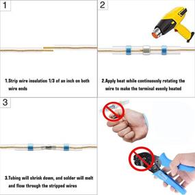 img 1 attached to 🔌 Qibaok Waterproof Electrical Connectors for Automotive and Industrial Wiring & Connecting