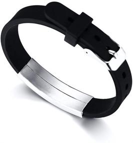 img 1 attached to Sunling Adjustable Awareness Engraving Emergency Boys' Jewelry