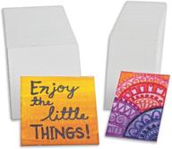 🖼️ fredrix mini canvas panels 60-pack, white, 2(3/4) x 2(3/4) inches, cut edge - 6 packs of 60 logo