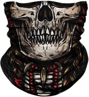 🧣 versatile skull face mask bandanas: shield against dust, sun, wind - neck gaiter, magic scarf, headwear, headband logo