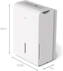 img 4 attached to 🌬️ Efficient Room Dehumidifier: hOmeLabs 1,500 Sq. Ft Energy Star, Ideal for Medium to Large Rooms and Basements