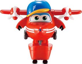 img 1 attached to 👾 Super Wings Mini Action Figures - 2-inch Transform-a-Bot 4-Pack, Flip, Todd, Agent Chase, Astra Airplane Toys - Perfect Preschool Toy Plane Set for 3-5 Year Old Boys and Girls - Ideal Kids Birthday Gift