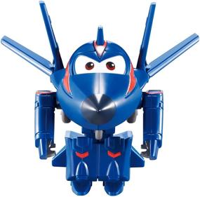 img 2 attached to 👾 Super Wings Mini Action Figures - 2-inch Transform-a-Bot 4-Pack, Flip, Todd, Agent Chase, Astra Airplane Toys - Perfect Preschool Toy Plane Set for 3-5 Year Old Boys and Girls - Ideal Kids Birthday Gift