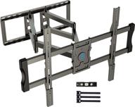 📺 full motion swivel articulating tv wall mount bracket for 50-100 inch oled qled 4k flat curved tv with 29 inch long extension arm, compatible with 24 inch studs, max vesa 800x600mm, supports up to 154 lbs – pipishell logo
