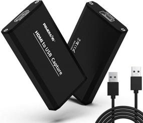 img 4 attached to 🎥 POWERAXIS HDMI в USB 2.0 Звуковая видео карта захвата: Запись в высоком разрешении 1080P/30Hz, захват игр и потоковое вещание, прямые трансляции и обучение с использованием DSLR-камер, экшн-камер и ПК.