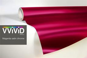 img 2 attached to VViViD Pink Magenta Satin Chrome Vinyl Wrap Film Roll: DIY Easy to Use & Air-Release Adhesive (1ft x 5ft)