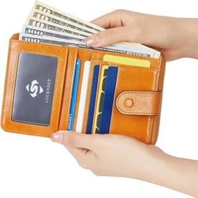 img 3 attached to LUCKYSGY Wallets Blocking Leather Bifold Women's Handbags & Wallets and Wallets