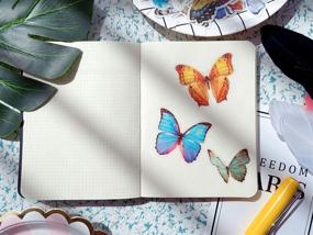 img 1 attached to Butterfly Decorative Adhesive Scrapbooking Notebook Scrapbooking & Stamping for Stickers & Sticker Machines