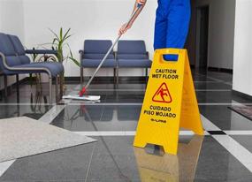 img 1 attached to Alpine Industries Caution Floor Yellow Occupational Health & Safety Products