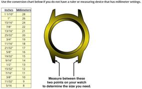 img 1 attached to Silicone Rubber Watchband Deployment 20Mm