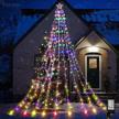 outdoor christmas string lights decorations seasonal decor logo