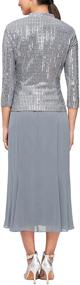 img 3 attached to Alex Evenings Womens Plus Size Mandarin Women's Clothing and Dresses