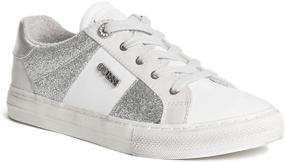 img 4 attached to Men's Shoes - GUESS Factory Loven Low Top Sneakers