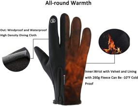 img 2 attached to 🚴 Jeniulet Winter Waterproof Cycling Outdoor Gear