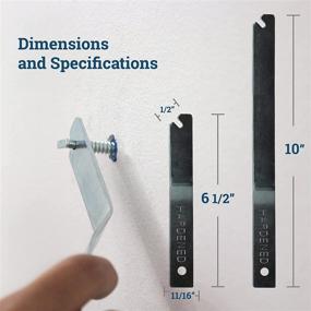 img 3 attached to 🔐 T Screw Security Wrench Picture Hangers: Your Ultimate Solution for Secure Wall Decor Installation