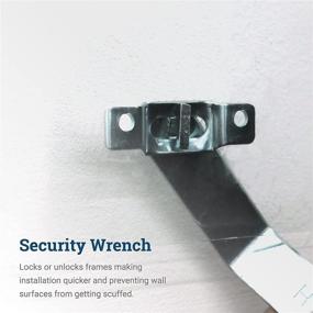 img 1 attached to 🔐 T Screw Security Wrench Picture Hangers: Your Ultimate Solution for Secure Wall Decor Installation