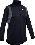 under armour girls' tech half-zip logo