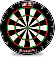 🎯 one80 gladiator dartboard: maximum scoring potential and less bounce outs with top-grade african sisal and sword edge staple free wire spider logo