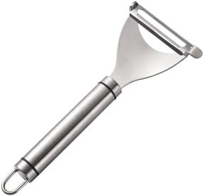 img 4 attached to BYUEE Stainless Steel Y Peeler for Vegetable &amp; Fruit - Premium Potato Peelers
